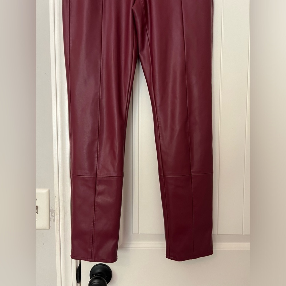 Milly Rue Faux Leather Pants - Picture 5 of 10